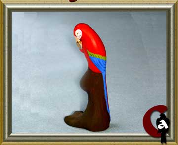 Red and green macaw - Ara chloroptera
